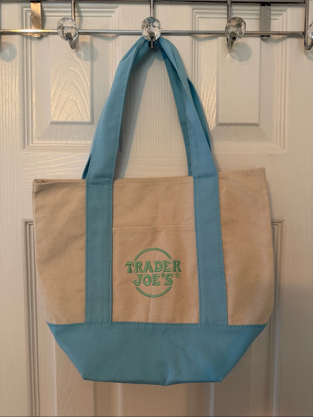 Mini Trader Joe’s Tote Bag - Light Blue